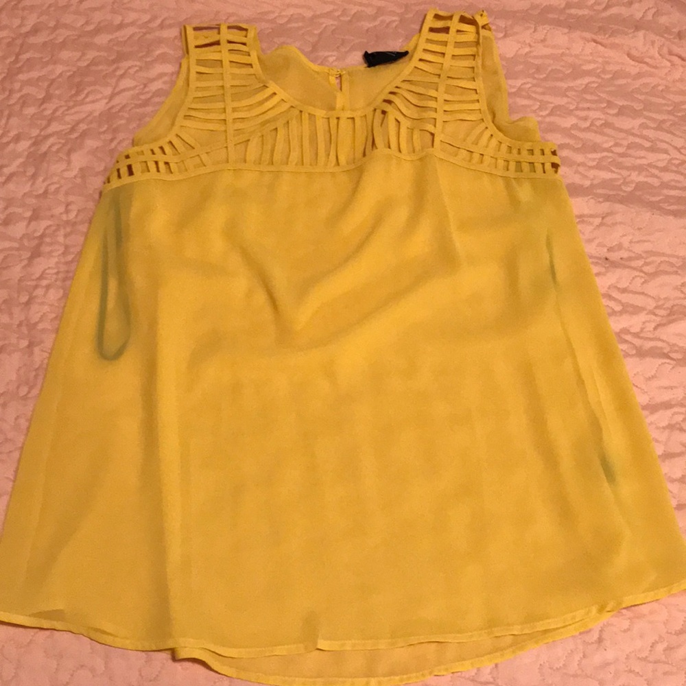 Yellow Perch by Blu Pepper Tank Top